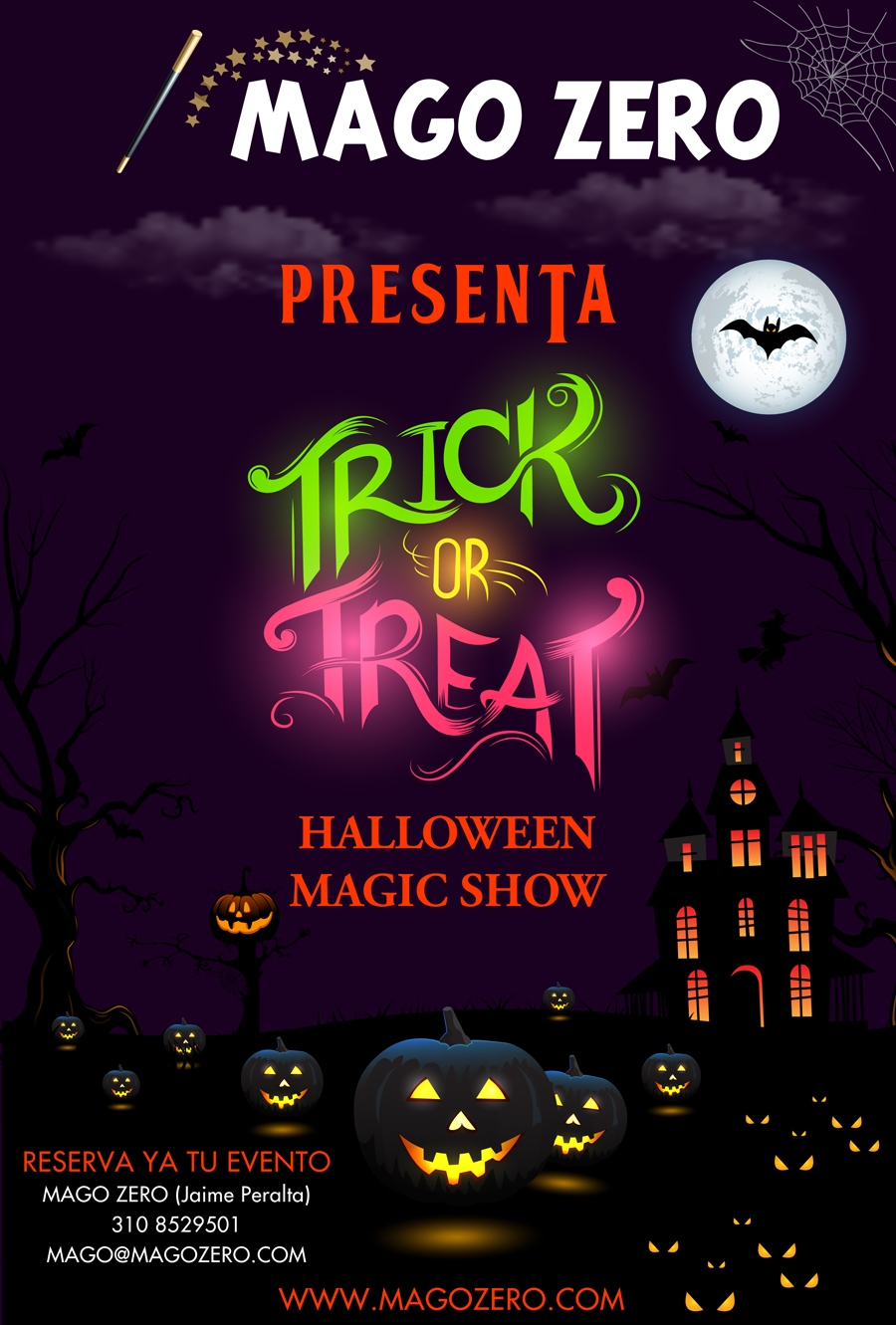 Show de magia Halloween Trick or treat 2014